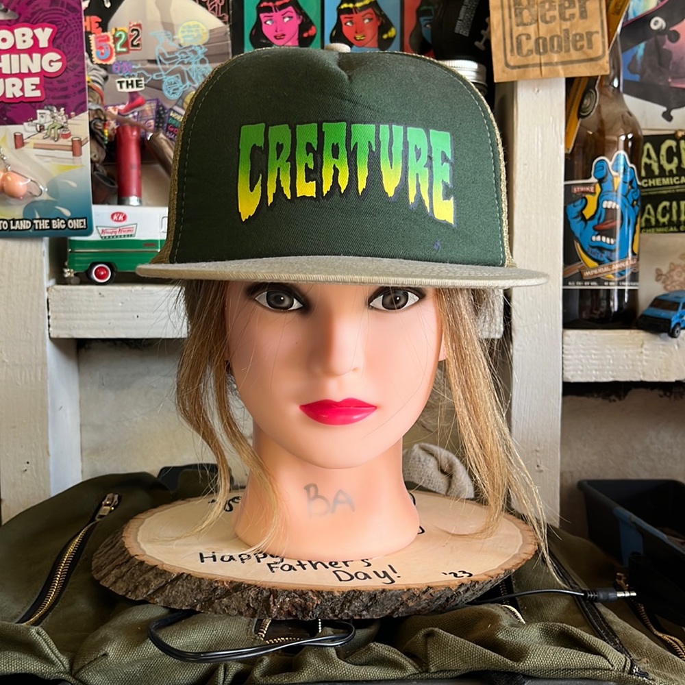 Creature skateboards trucker hat (New!)🔥